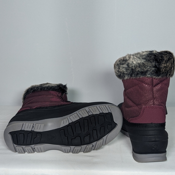 NEW Kamik Momentum L2 Woman Winter Boot Snow Waterproof  -40 degrees 9 burgundy - Picture 3 of 4